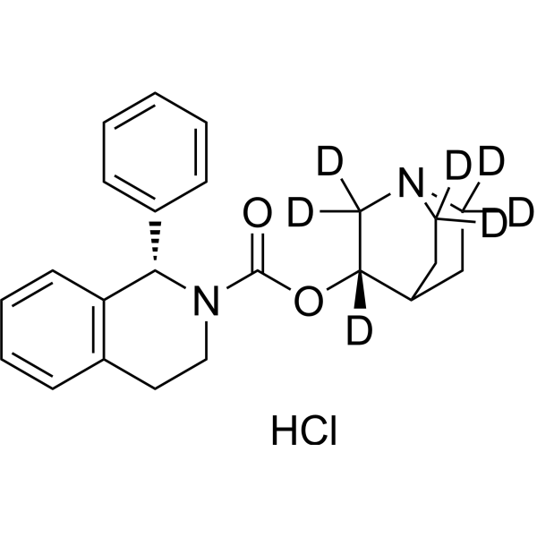 Solifenacin-d<sub>7</sub> hydrochloride Chemical Structure