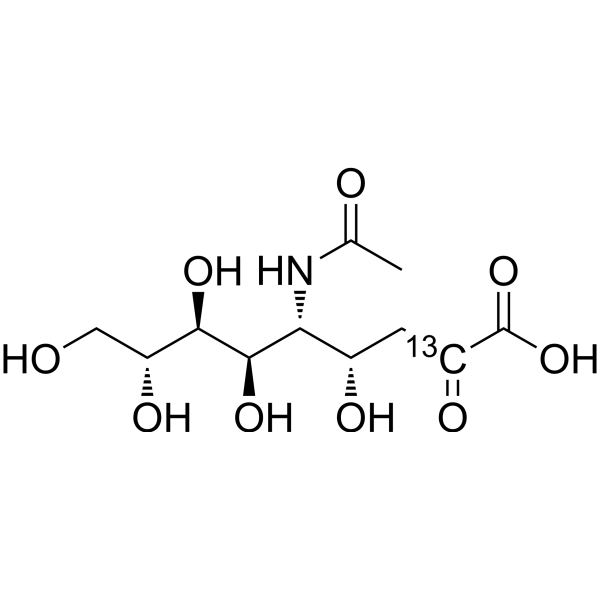 <em>N</em>-Acetylneuraminic acid-13C-1