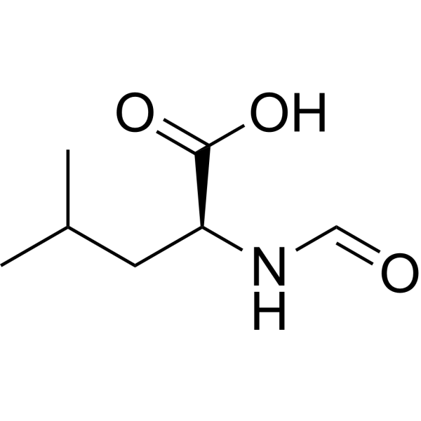 N-Formyl-L-leucine Chemical Structure