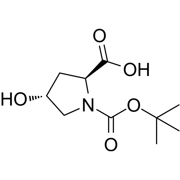 Boc-Hyp-OH Chemical Structure