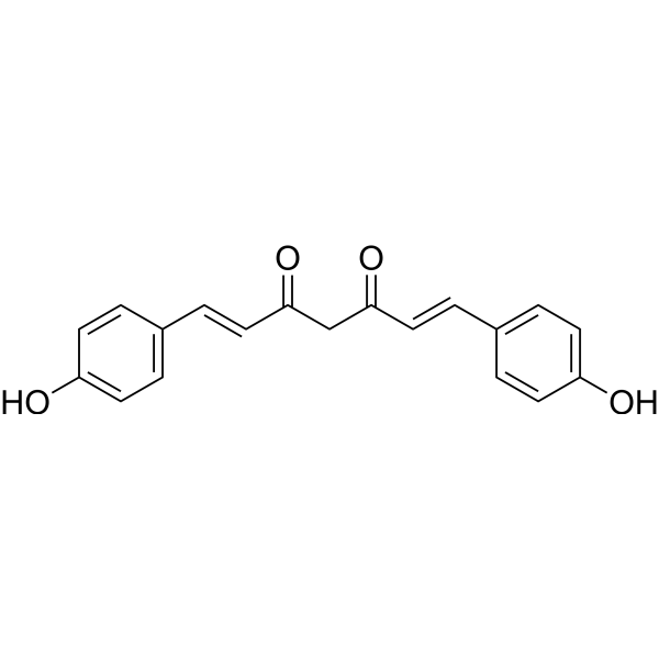 (E,E)-Bisdemethoxycurcumin Chemical Structure