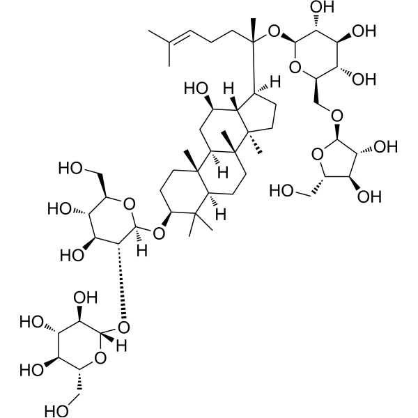 Ginsenoside Rc Chemical Structure