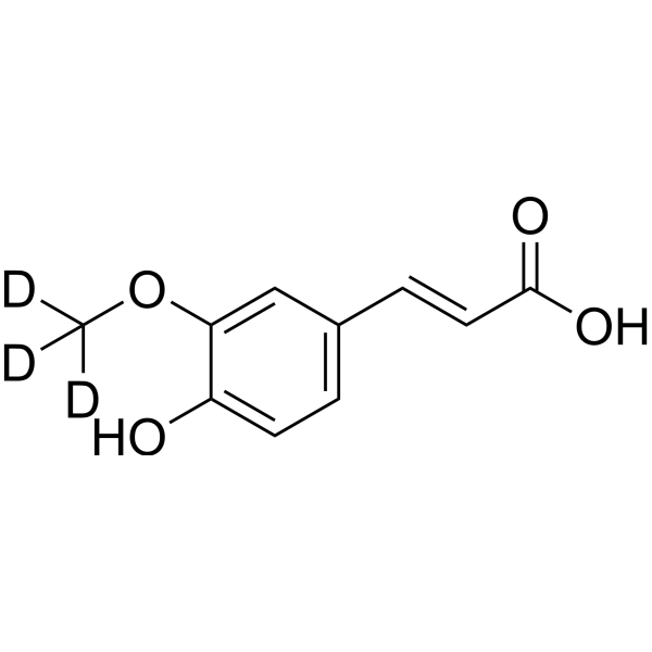 (<em>E</em>)-Ferulic acid-d3