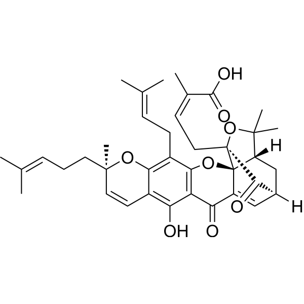 Gambogic Acid Chemical Structure