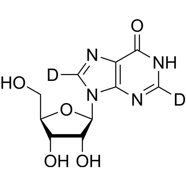 Inosine-2,8-d<sub>2</sub> Chemical Structure
