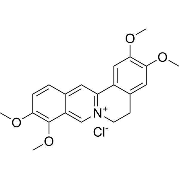 Palmatine chloride (Standard) Chemical Structure
