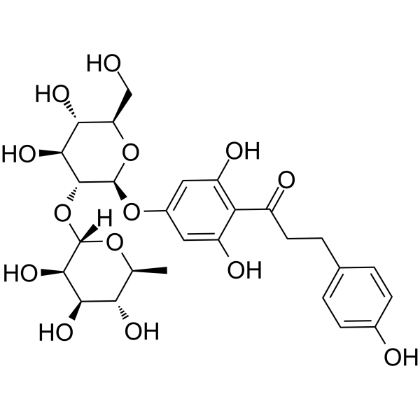 Naringin Dihydrochalcone Chemical Structure