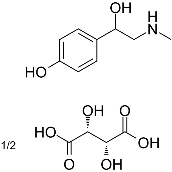 Synephrine hemitartrate Chemical Structure