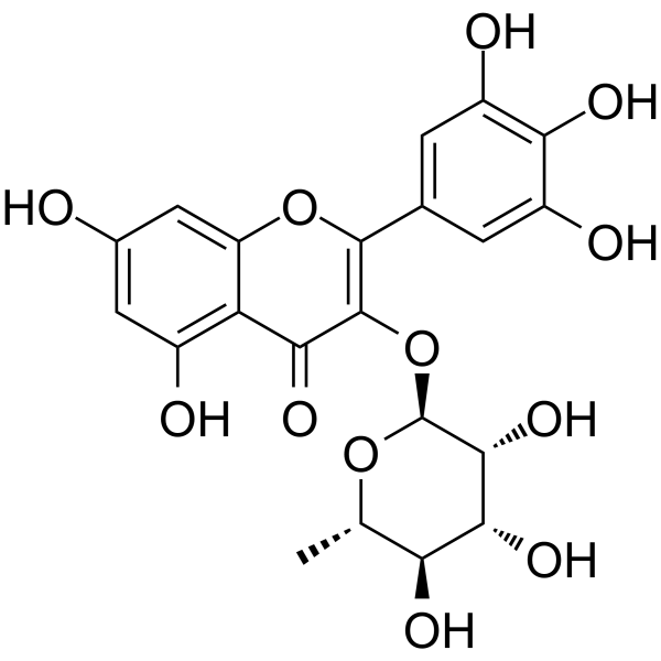 Myricitrin Chemical Structure