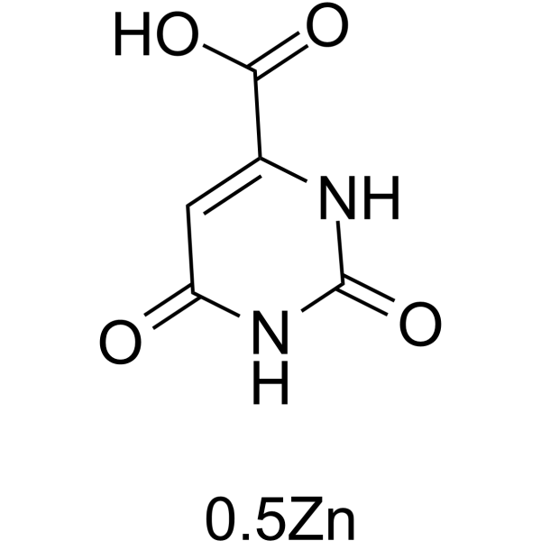 Orotic acid zinc Chemical Structure