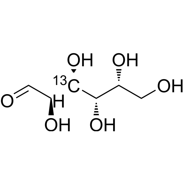 D-Galactose-<sup>13</sup>C-2 Chemical Structure