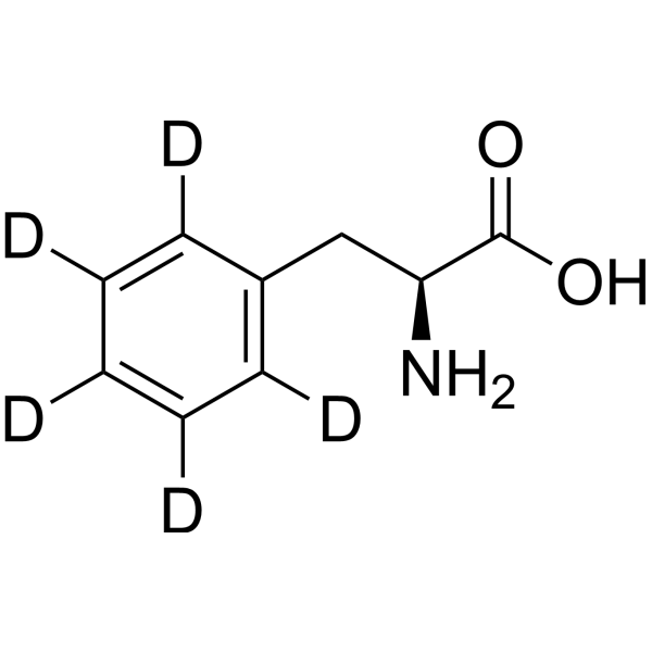 L-Phenylalanine-d<sub>5</sub> Chemical Structure