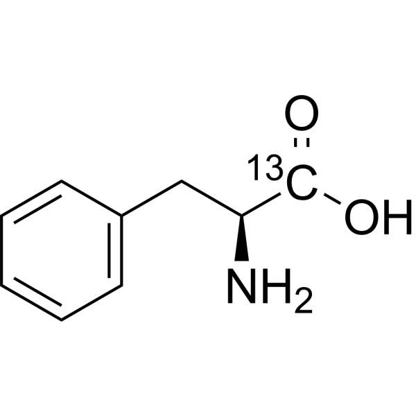 L-Phenylalanine-<sup>13</sup>C Chemical Structure