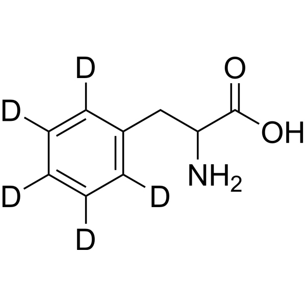 DL-Phenylalanine-d<sub>5</sub> Chemical Structure