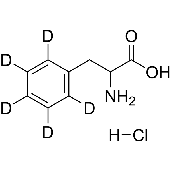 DL-Phenylalanine-d<sub>5</sub> hydrochloride Chemical Structure