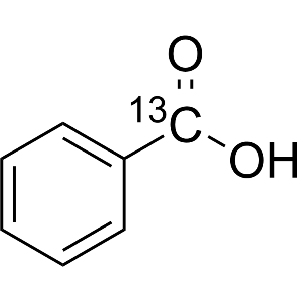 Benzoic acid-<sup>13</sup>C Chemical Structure