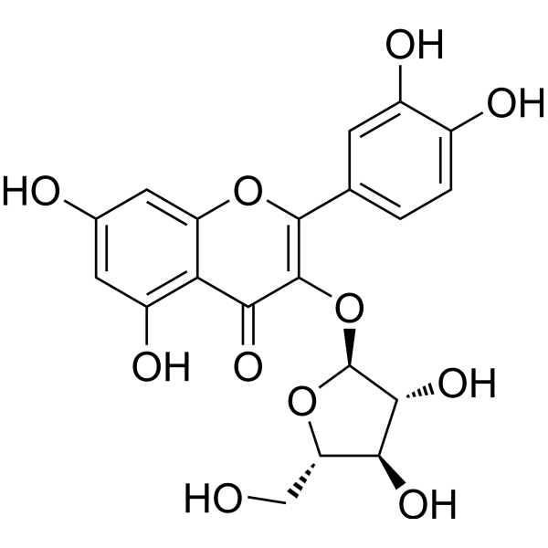 Avicularin (Standard) Chemical Structure