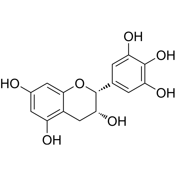 (-)-Epigallocatechin (Standard) Chemical Structure