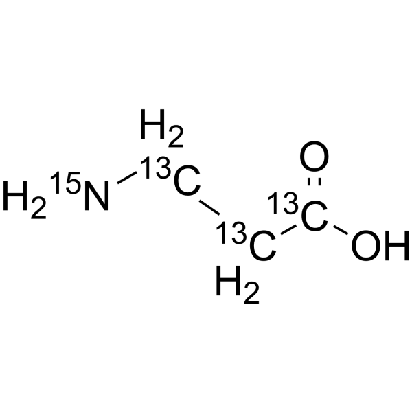 β-Alanine-13C3,15<em>N</em>