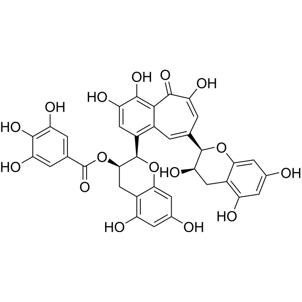 Theaflavin-3'-gallate Chemical Structure