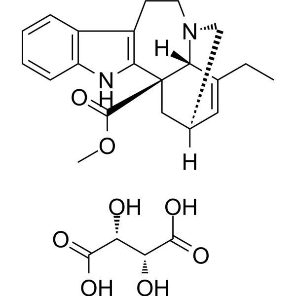 Catharanthine Tartrate Chemical Structure