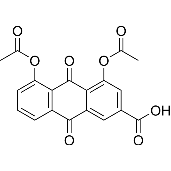 Diacerein (Standard) Chemical Structure