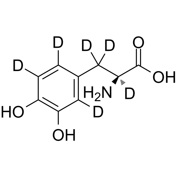 L-DOPA-d<sub>6</sub> Chemical Structure