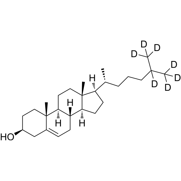Cholesterol-d<sub>7</sub> Chemical Structure