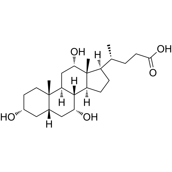 Cholic acid (Standard) Chemical Structure