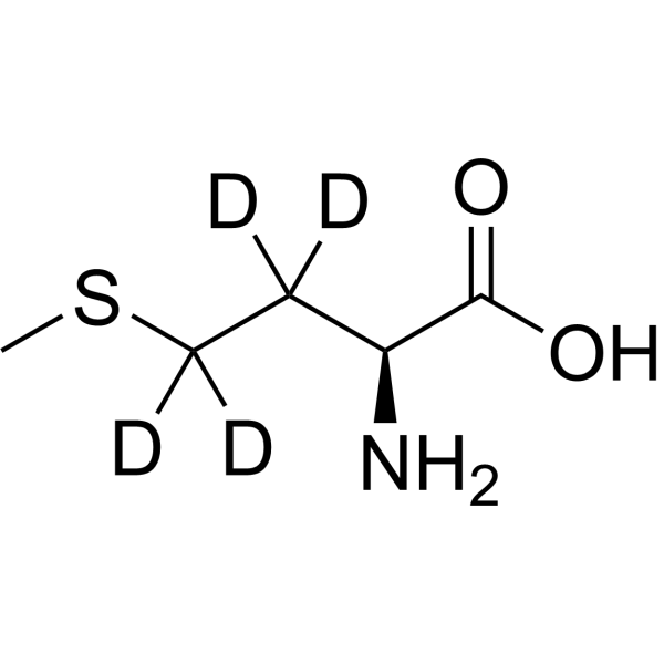 L-Methionine-d<sub>4</sub> Chemical Structure