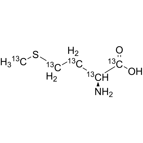 L-Methionine-<sup>13</sup>C<sub>5</sub> Chemical Structure