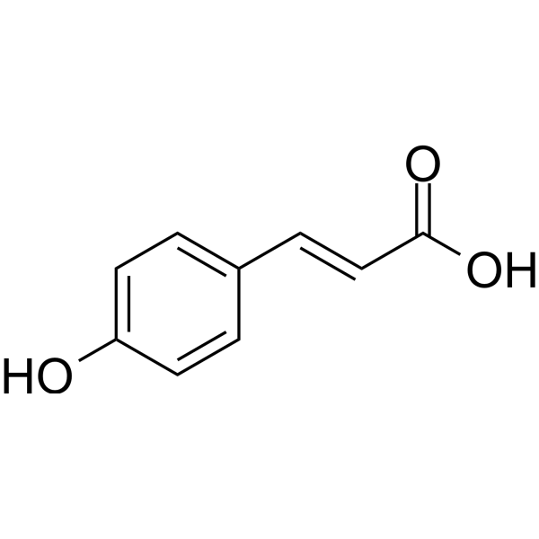 p-Coumaric acid Chemical Structure