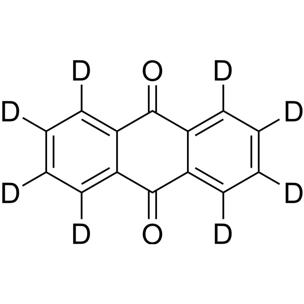 Anthraquinone-d<sub>8</sub> Chemical Structure