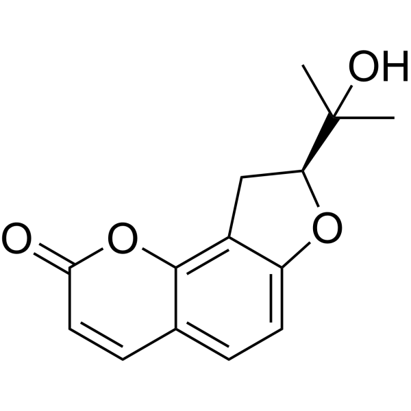 (+)-Columbianetin Chemical Structure