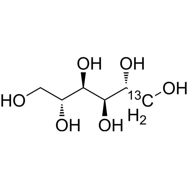 D-Mannitol-<sup>13</sup>C Chemical Structure