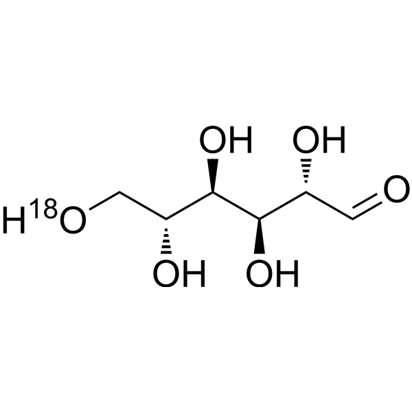 D-Mannose-<sup>18</sup>O Chemical Structure