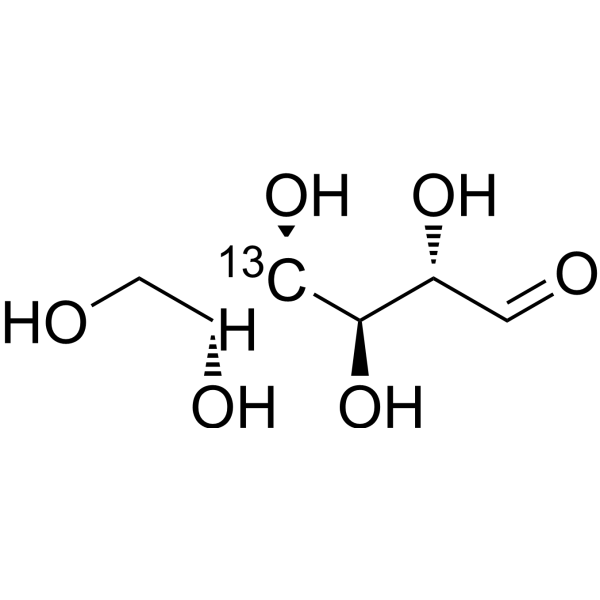 D-Mannose-<sup>13</sup>C-3 Chemical Structure