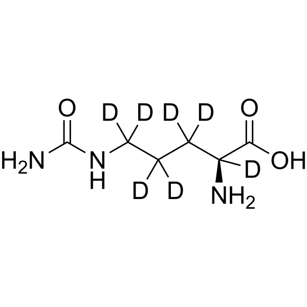 L-Citrulline-d<sub>7</sub> Chemical Structure