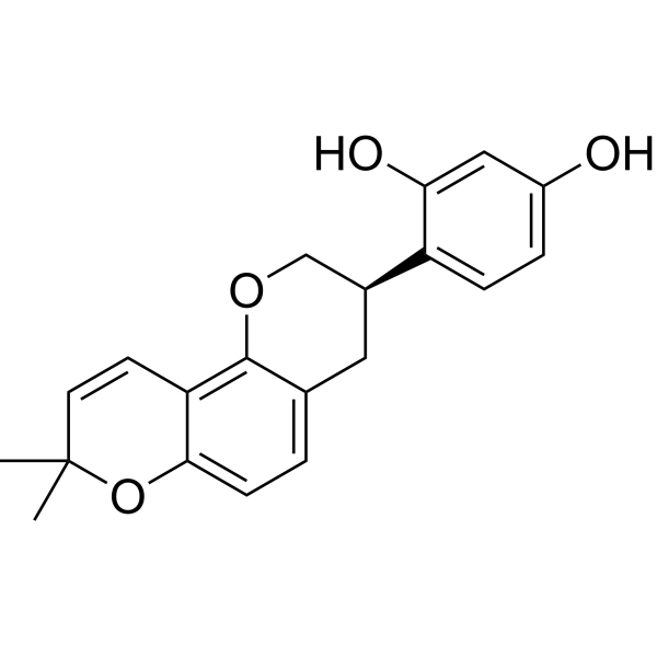 Glabridin (Standard) Chemical Structure
