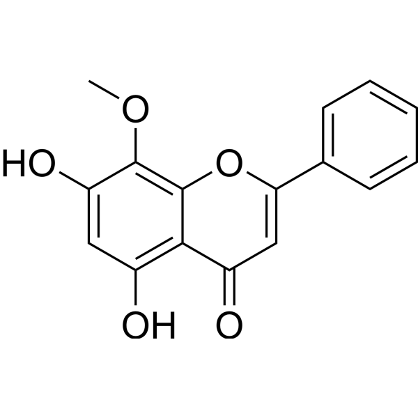 Wogonin (Standard) Chemical Structure