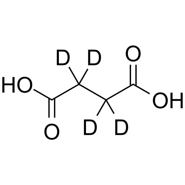Succinic-2,2,3,3-d<sub>4</sub> acid Chemical Structure