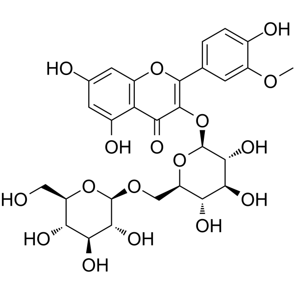 Isorhamnetin 3-gentiobioside Chemical Structure