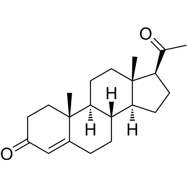 Progesterone (Standard) Chemical Structure