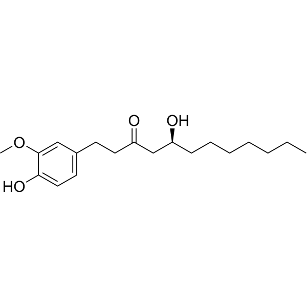8-Gingerol Chemical Structure