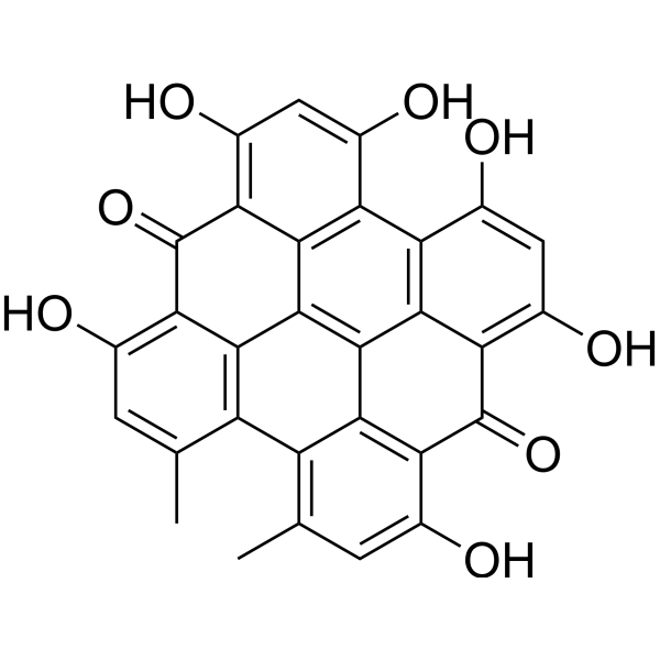 Hypericin (Standard) Chemical Structure