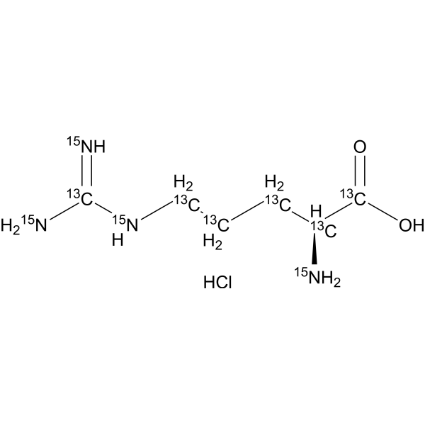 L-Arginine-<em>13</em>C6,15N4 hydrochloride
