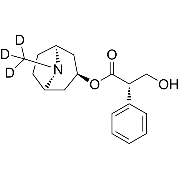 L-Hyoscyamine-d<sub>3</sub> Chemical Structure