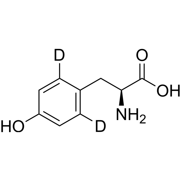 L-Tyrosine-d<sub>2</sub>-2 Chemical Structure