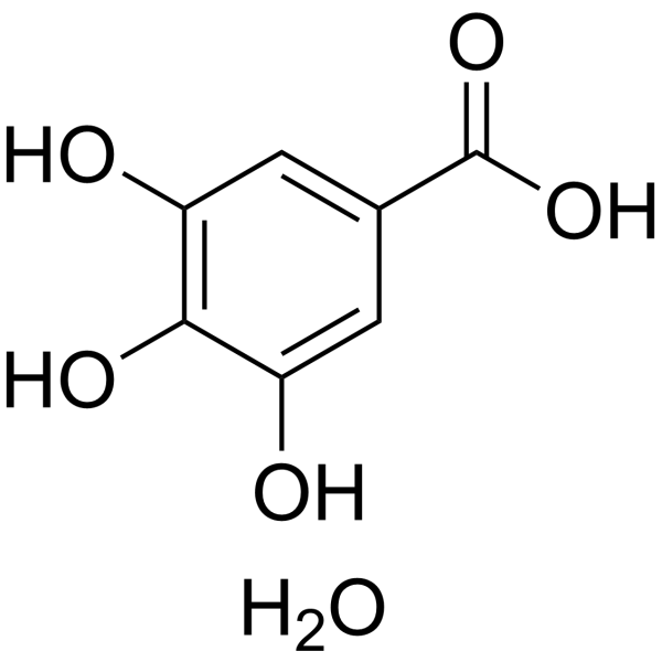 Gallic acid hydrate Chemical Structure
