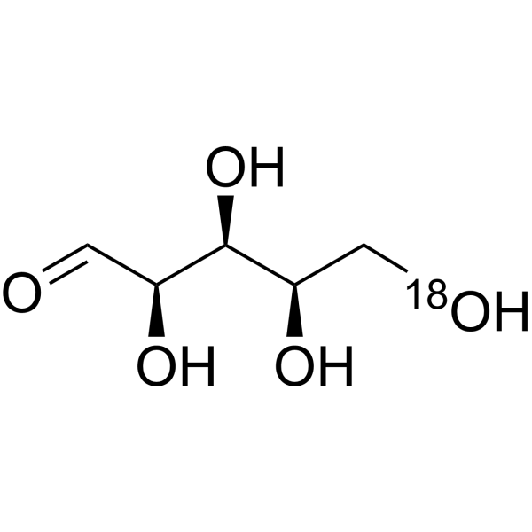 Xylose-<sup>18</sup>O Chemical Structure